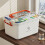 Large Capacity Portable Medicine Box,Multi-Layer Plastic Medicine Storage Box, Multifunctional Portable Kit 4