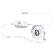 Tira de Luces LED con Sensor de Movimiento, Recargable por USB, para Armarios, Escaleras y Armarios.