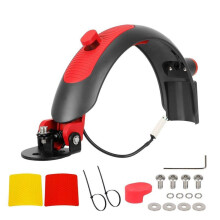 Ulip Rear Mudguard Set with Tail Lights for  M365 Pro Pro2 Xiaomi3 Electric Scooter Parts Swagger 5 Scooter Red