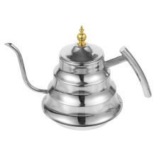 Stainless Steel Tea Kettle Metal Water Pot Handle Strainer for Tea Brewing Hand Drip Coffee Home Office Kitchen