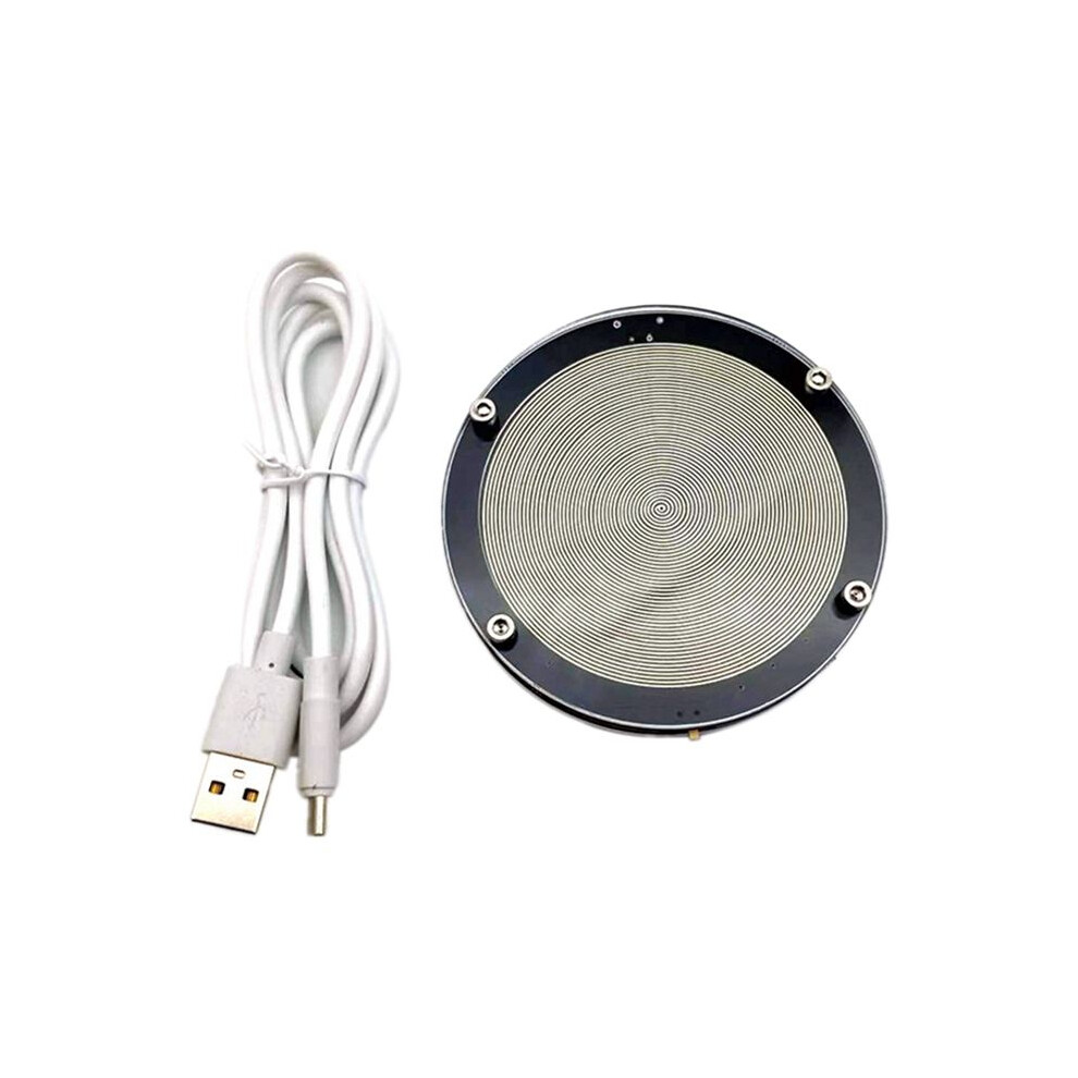 7.83Hz Schumann Resonance Ultra-Low Frequency Pulse Wave Generator Built-In Battery Audio Resonator Silver 6132555112632