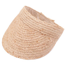 Dames Anti-Uv Oprolbare Zonneklephoed Dames Stro Raffia Zonnekleppetten