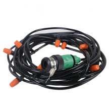 Automatisch Tuinvernevelingssysteem 30 M, Nevelsproeiers met Verstelbare Sproeikop, voor Efficiënte Bewatering van Planten