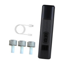Broyeur à ongles pour animaux de compagnie, Rechargeable-Noir
