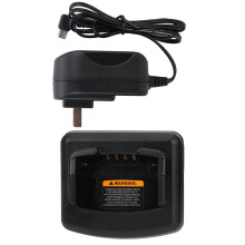 Schnellladegerät für Motorola CP-Serie, Zweiweg-Funkgeräte, Ladestation mit LED-Anzeige und Überladeschutz, Ni-Cd-, Ni-MH- und Li-Ionen-Akkus