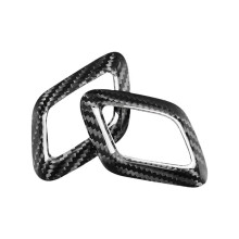 Real Hard Dry Carbon Fiber Car Gear Shift Knob Interior Cover Trim for F-150 2015-2020