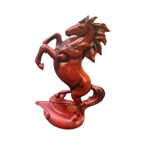 Statues de cheval en résine, Sculptures d'animaux décoratives,