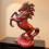 Statues de cheval en résine, Sculptures d'animaux décoratives, 4