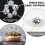 Boules en plastique scintillantes, décorations pour gâteaux,-3cm 2