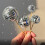 Boules en plastique scintillantes, décorations pour gâteaux,-3cm 7