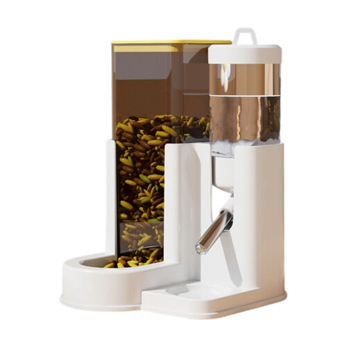 Distributeur d'eau d'alimentation pour Hamster AntiTip,-Jaune