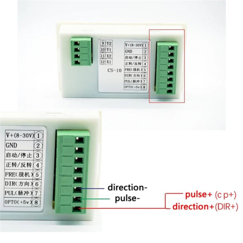 Stepper Motor Controller Pulse Generator CS10-3 Multi-Turn Potentiometer Speed Regulation Speed Display 2