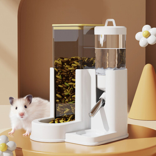Distributeur d'eau d'alimentation pour Hamster AntiTip,-Jaune 2