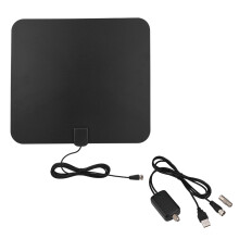 Antena HDTV digital con amplificador de señal, tecnología de filtro nítido, imagen de TV 4K HD clara, canales HD gratuitos de por vida, alta