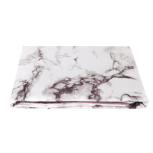 Luxurious Marble Bedding, Microfiber Polyester - Ultra Soft Feel, Maximum Comfort - Elegant White Marble Pattern for US-Queen Size Beds, 3Pcs/Set