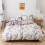 Luxurious Marble Bedding, Microfiber Polyester - Ultra Soft Feel, Maximum Comfort - Elegant White Marble Pattern for US-Queen Size Beds, 3Pcs/Set 2