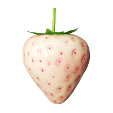 Modèle de fraise artificielle réaliste en mousse plastique-Rose