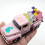 Multipurpose Decors Easter Rabbit Car Model Retro Design-Pink 3