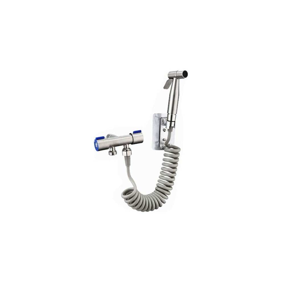 Personal Hygiene Champion, Water Saving Bidet Sprayer, Stainless Steel Finish Complements Any Bathroom Decor, Flexible Telescopic Hose Offers Unmatche 9554910852163