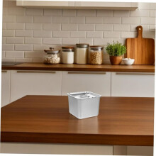 Stainless Steel Ice Cream Container Airtight Lid Freshness Preservation Versatile Food Storage Box for Homemade Dessert