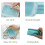 Silicon Lunch Box Flat Stacks Foldable Food Storage Containers with Lids Leftover Meal Box for Kitchen 4 Pack 5