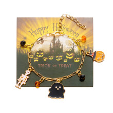 Modern Halloween Theme Charm Bracelet Zinc Alloy Jewelry-3