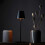 (Black) Dimmable Cordless Table Lamp 3-way Cordless Lamp For Reading 2