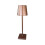 (Brown) Dimmable Cordless Table Lamp 3-way Cordless Lamp For Reading 2