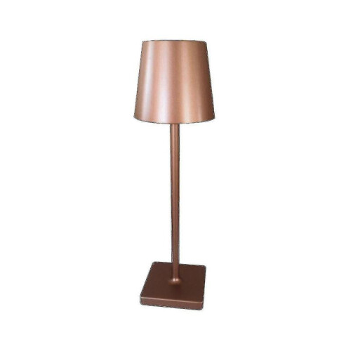 (Brown) Dimmable Cordless Table Lamp 3-way Cordless Lamp For Reading 1