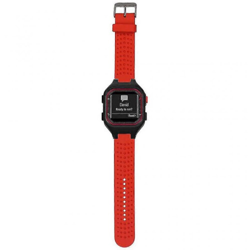 (Red) For Forerunner 25 Adjustable Bracelet Silica Watch Band With Screwdriver 1