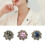 Secure Fasten Brooch Rhinestones Accessory Alloy Base-Gray 3