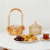 Decorative Metal Serving Tray for Kitchen Accent and Snacks-C 7