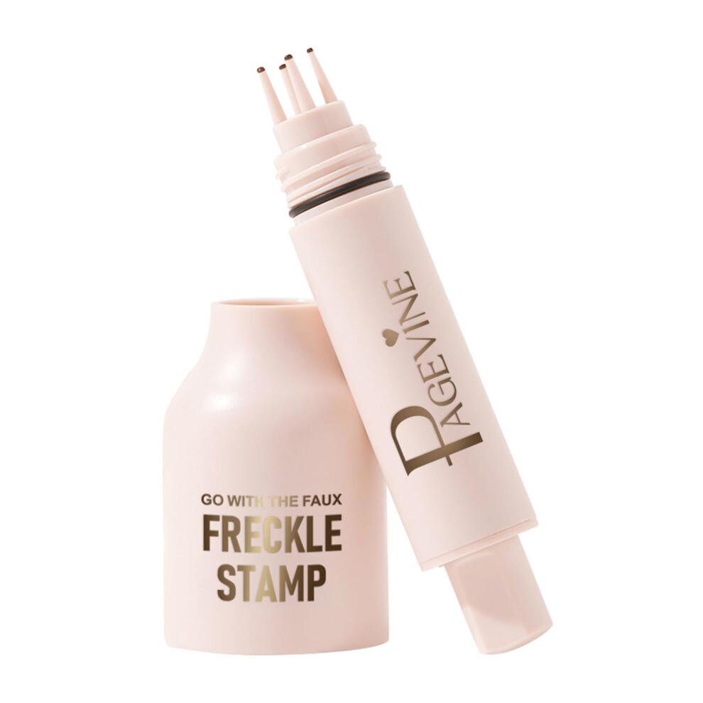 Freckle Stamp Pen Waterproof LongLasting Fake Freckle Makeup Tool with QuickDry MultiProng Tip 2# Medium