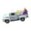 Multipurpose Decors Easter Rabbit Car Model Retro Design-White 1
