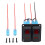 (Red) 5 Pin Rocker Switch Panel Wear-resistant And Durable Suitable For Tricycle Scooters 1