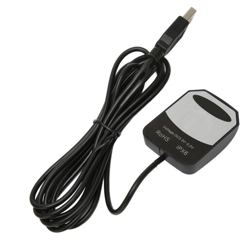 Συμπαγής μονάδα GPS USB, εξωτερική κεραία για απρόσκοπτη παγκόσμια πλοήγηση, 1