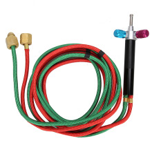 Micro-chalumeau à oxygène pour la réparation professionnelle de bijoux, conception ergonomique, outil polyvalent avec 5 embouts interchangeables,