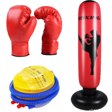 Sac de box greu pentru copii, care nu se agață, cu bază în apă sau nisip și stabilitate la recul, sac de box independent cu umflare rapidă