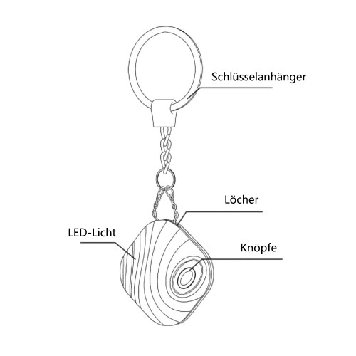 Key Finder με υλικό σιλικόνης φιλικό προς το δέρμα, προστατευτικό κάλυμμα για το Samsung 1