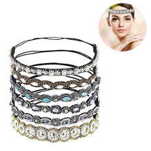 Haaraccessoires voor dames en meisjes, set van 6 haarbanden met kristallen kralen, diverse designs en verfijnde afwerking, ideaal voor dagelijks