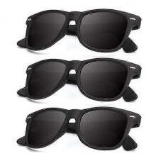 (Normal, COLOR 2) Polarized Sunglasses For Men And Women Matte Finish Sun Glasses Color Mirror Lens 100% Uv Blocking (3 Pack)
