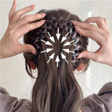 Modische Haaraccessoires, Haarspangen in Vogelnestform mit ausziehbarem Verschluss, rutschfeste Haarnadeln für Damen und Mädchen, ideales