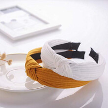 Faixas de cabelo tipo turbante largas com nó, reversíveis, respiráveis e em cores sólidas para mulheres e meninas (9 peças)