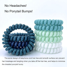 Elastic de păr igienic și impermeabil, moale și durabil, multicolor, fără cute, accesorii profesionale pentru păr, îndepărtare ușoară,