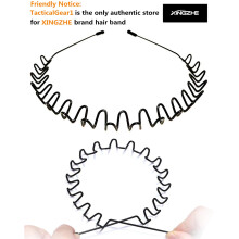 Stilvolle Metallhaarbänder für Unisex, rutschfestes Design, robustes Material für Outdoor-Abenteuer und modische Statements (2 Stück)