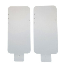 Sello de fábrica para iPhone 17 Pro Max, protección de pantalla de tarjeta de papel blanco, paquete de 2