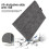 (Brown) New 2024 For Microsoft Surface Pro 9 Pu Leather Keyboard Case Adjustable Stand Anti-drop Tablet Cover 5