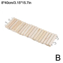 (8x40CM) 20-50cm Pet Hamster Climbing Soft Ladder Suspension Bridge Birds Toy