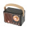 Φορητό ηχείο με vintage εμφάνιση Τεχνολογία Bluetooth Κλήσεις Hands Free και σύστημα 8