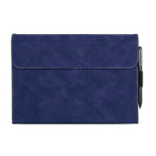 (Blue) New 2024 For Microsoft Surface Pro 9 Pu Leather Keyboard Case Adjustable Stand Anti-drop Tablet Cover
